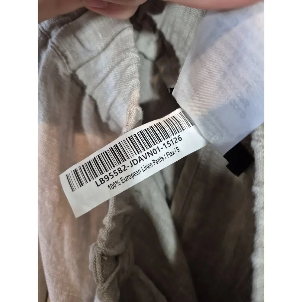 Quince 100% European Linen Pants in Flax Small Women's